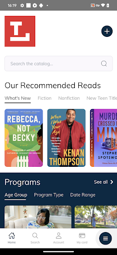 Android application Toledo Library screenshort