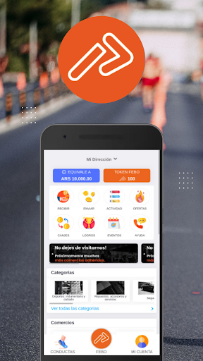 Android application Febo screenshort