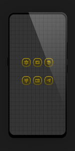 Matte Glass Yellow Icon Pack