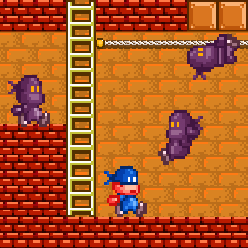 clawberts lode 2d runner birzz logo