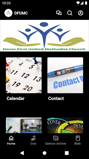 Android application Dover First UMC screenshort