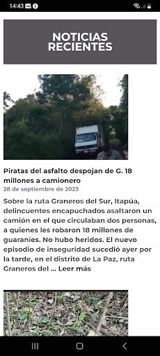 Android application Cadena del sur Digital screenshort