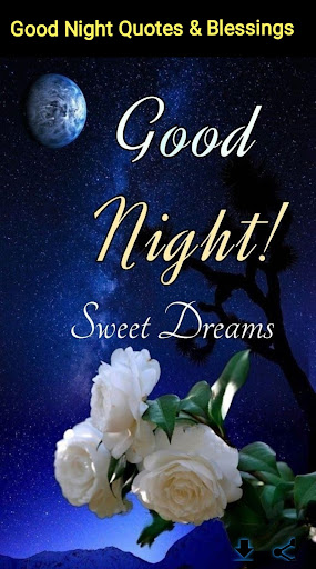 Android application Good Night Quotes & Blessings screenshort