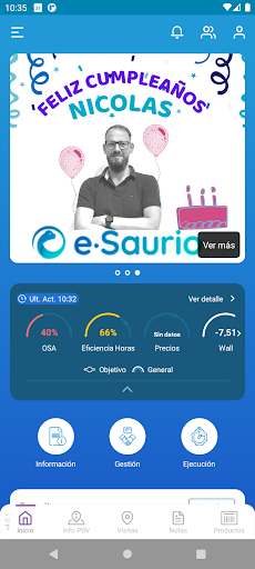 Android application QuartzSales Unilever Uruguay screenshort