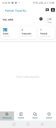 Android application partner travelku screenshort