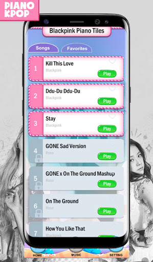 BLACK PINK Magic Tiles 2022 screenshot
