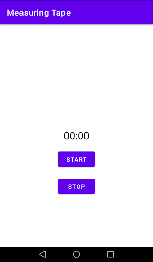 Android application Measuring Tape screenshort