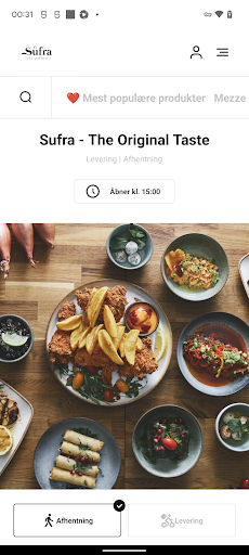 Android application Sufra - The Original Taste screenshort