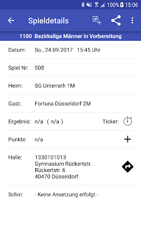 SG Unterrath Handball Screen 3