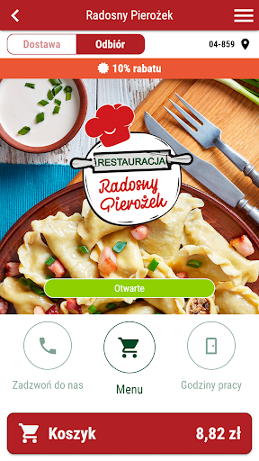 Android application Radosny Pierożek screenshort