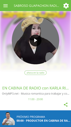 Android application SABROSO GUAPACHON RADIO TV screenshort