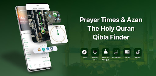 Muslim: Prayer Times, Qibla