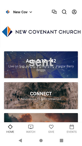 Android application New Covenant Church - MI screenshort
