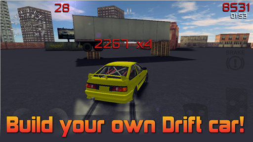 Android application Real Drifting Car Drift Lite screenshort