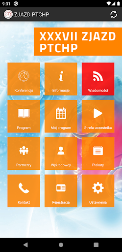 Android application Zjazd PTChP screenshort