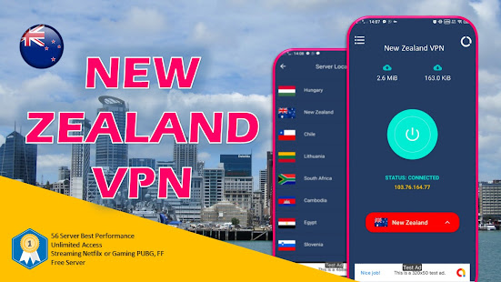 New Zealand VPN - Fastest & Secure Fast Proxy 1.1 APK + Mod (Unlimited money) untuk android