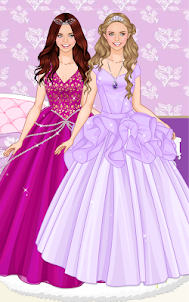 Purple princess dress up
