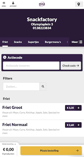Snackfactory Tilburg Screen 2