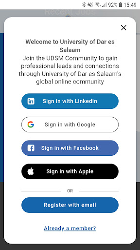 UDSM Alumni Screen 2
