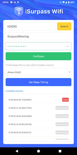 Android application iSurpass Wifi Tool screenshort