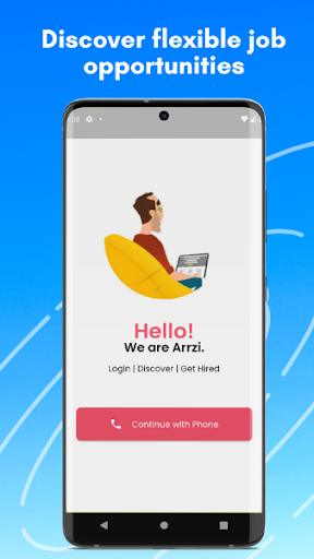 Android application Arrzi screenshort