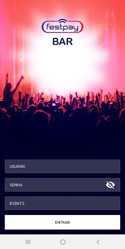 Android application FestPay Bar screenshort