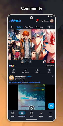 Animeista: Anime DB, Community Screen 2