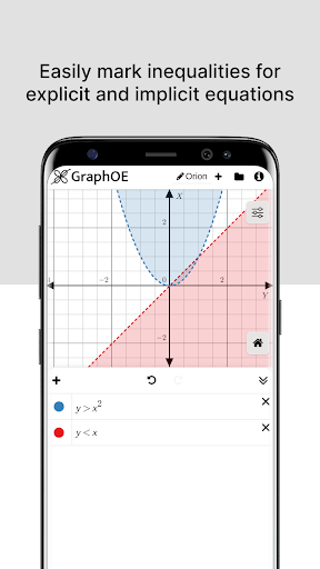 GraphOE Graphing Calculator Screen 3