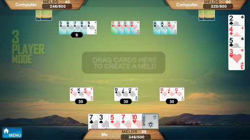 Rummy 500 card offline game 3