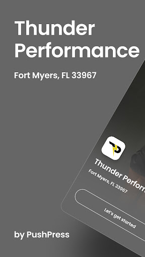 Android application Thunder Performance screenshort