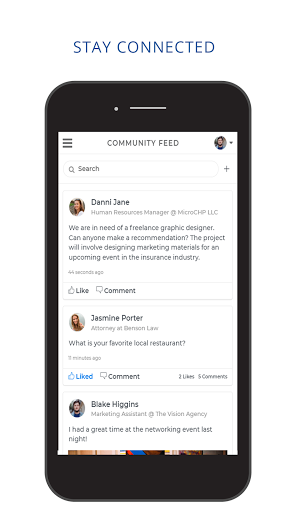 Android application Elliot Community screenshort