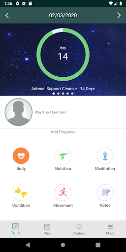 MOBO Health Tracker Screen 2