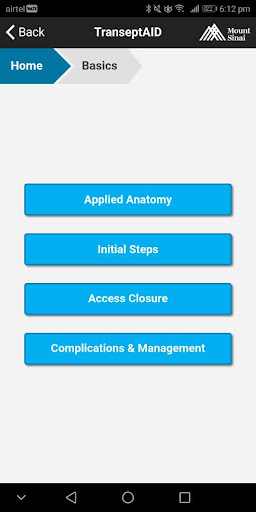 Android application Transeptaid screenshort