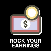 Rock Your Earnings Earn Cash Reward Scratch Card