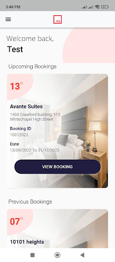 Android application aPerfect Guest App screenshort