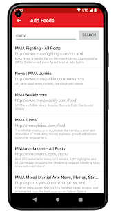 MMA News Screenshot