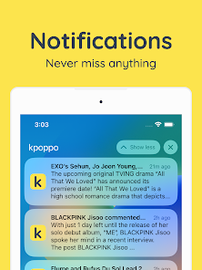 Captura 12 kpoppo: kpop, noticias, chat android
