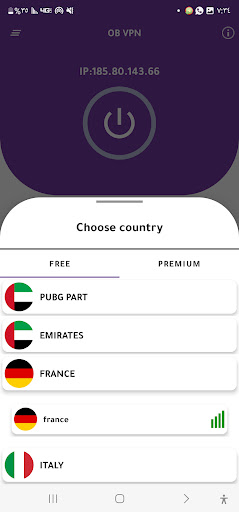 Android application OB VPN - Fast VPN Proxy screenshort