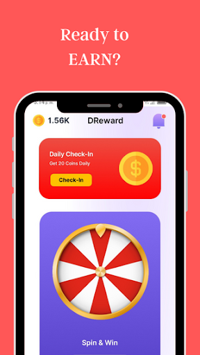 Android application DReward - Earn Money & Gifts screenshort
