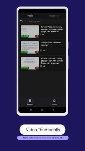 V3 Video Player - All Formats Screen 2