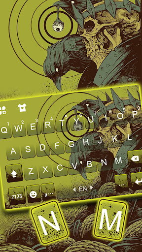 Raven Skull Throne Keyboard Ba Screen 2