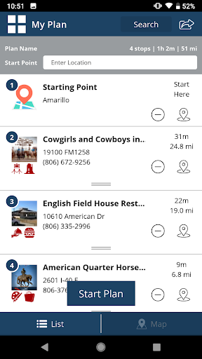 Screenshot of Visit Amarillo