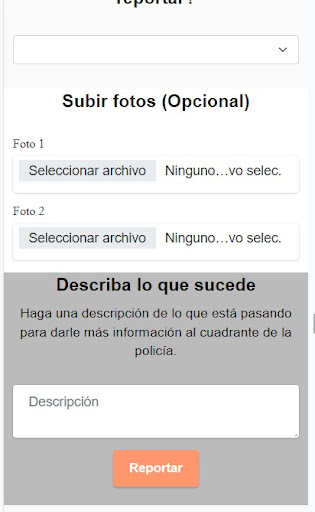 SISTEMA DE ALERTA SEGURA (SAS) Screen 3