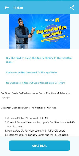 Cashback Kart- Earn Cashbacks Screen 2