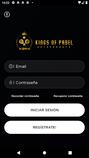 Android application Club Kopa screenshort