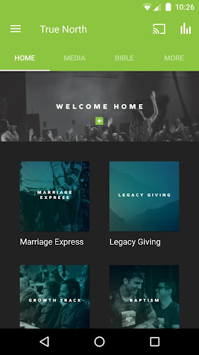 Screenshot of True North Church