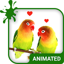 Herunterladen Lovebirds Animated Keyboard + Live Wallpa Installieren Sie Neueste APK Downloader