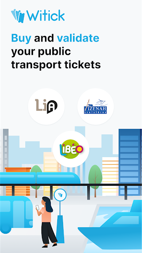 Android application Witick - Tram Bus Boat Tickets screenshort