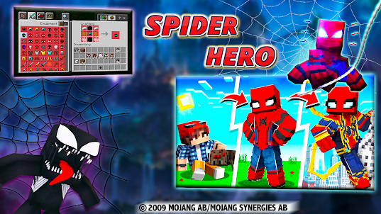 Spider MAN Mods for Minecraft