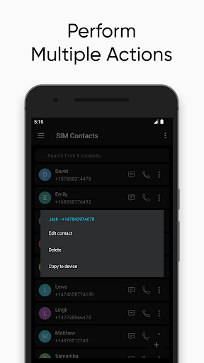 تطبيق SIM Card Info + SIM Contacts برو5